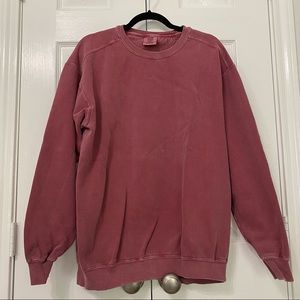 Comfort Colors Faded Rose Size Large Crewneck